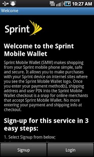 Sprint Mobile Wallet截图2