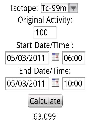 Nuclear Medicine Calculator截图8