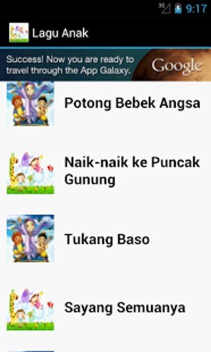 Lagu Anak Terpopuler截图1