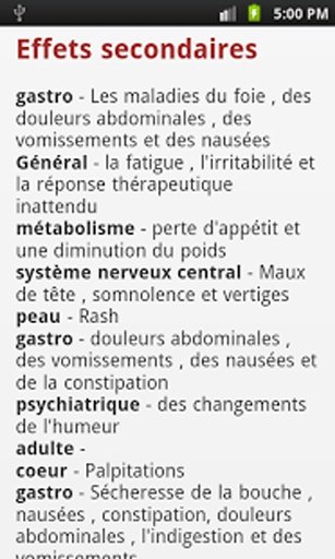 Dictionnaire des m&eacute;dicaments截图3