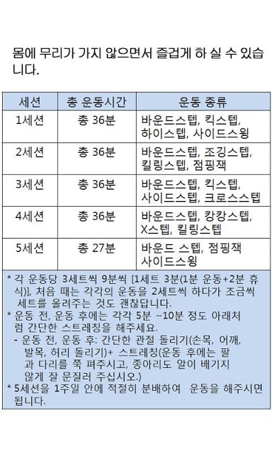 부위별다이어트줄넘기截图4