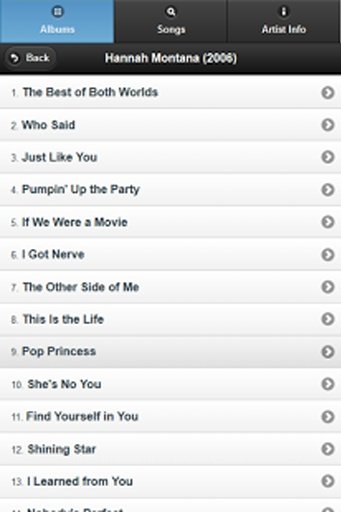 Miley Cyrus All Lyrics截图5