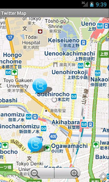 Twitter Map截图