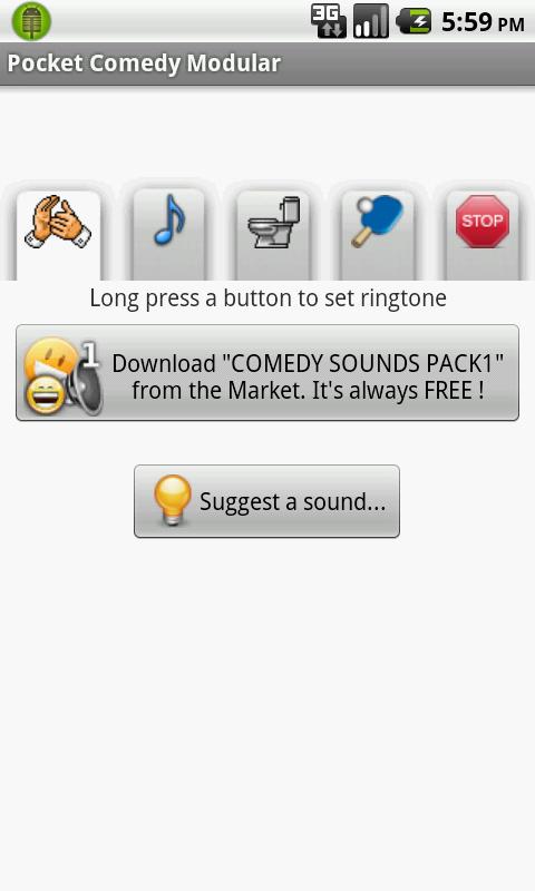 Pocket Comedy Sounds Ringtones截图4