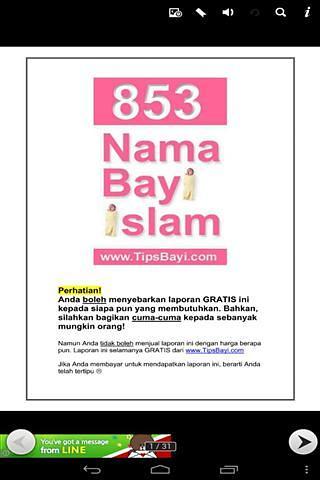 Nama bayi islam截图1