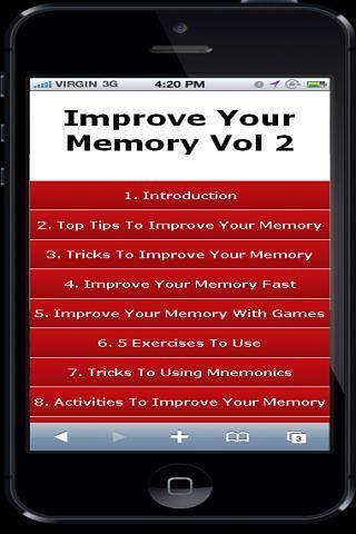 Improve Your Memory Vol 2截图2