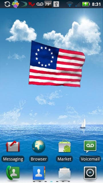 American Flags LWP Free截图4