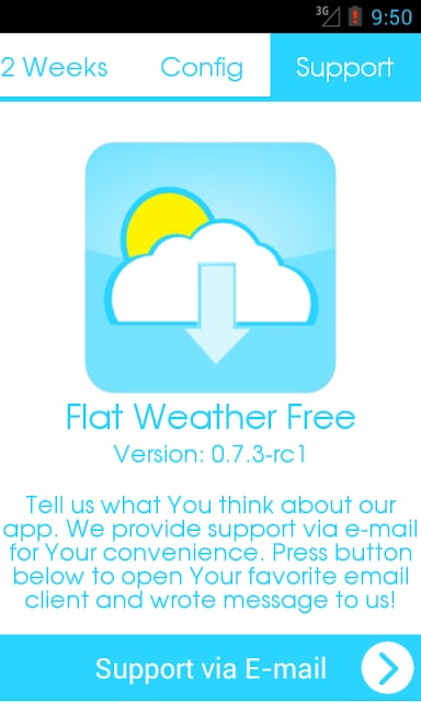 14 Days Flat Design Weather截图7