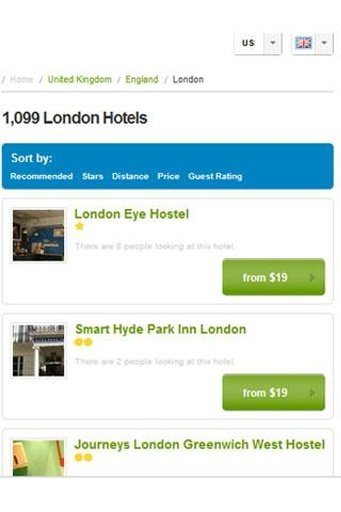 London Cheap Hotels Search截图4