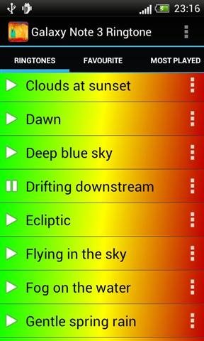 银河注3铃声 Galaxy Note 3 Ringtones截图1