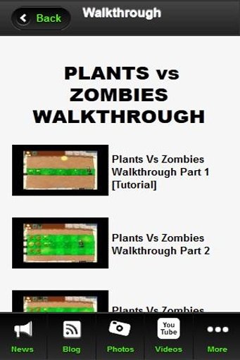 Plants vs Zombies Video Guide截图4