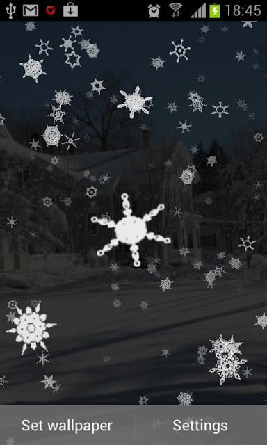 3D Snow Storm Live Wallpaper截图2