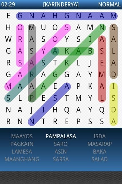 Pinoy Word Search截图1