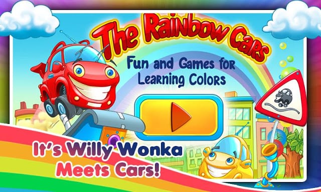 Rainbow Cars! Kids Colors Game截图2