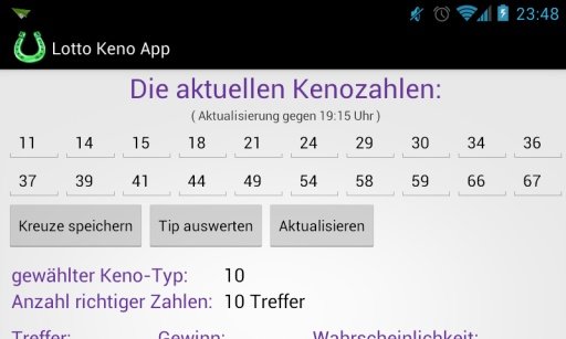 Lotto Keno App截图1