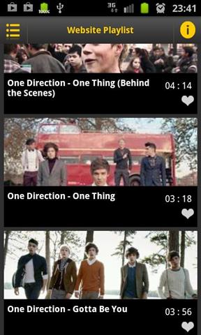 1D视频 One Direction 1D Videos Tube截图2