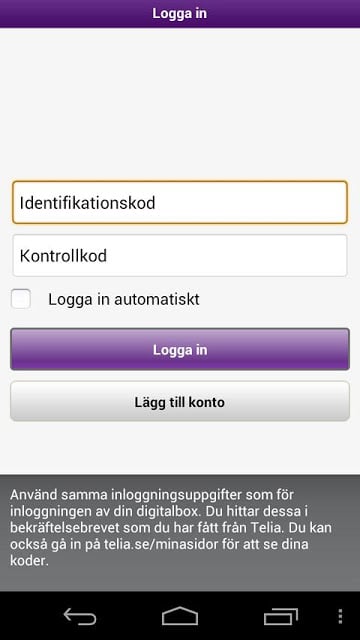 Tv fr&aring;n Telia, Spela in截图2