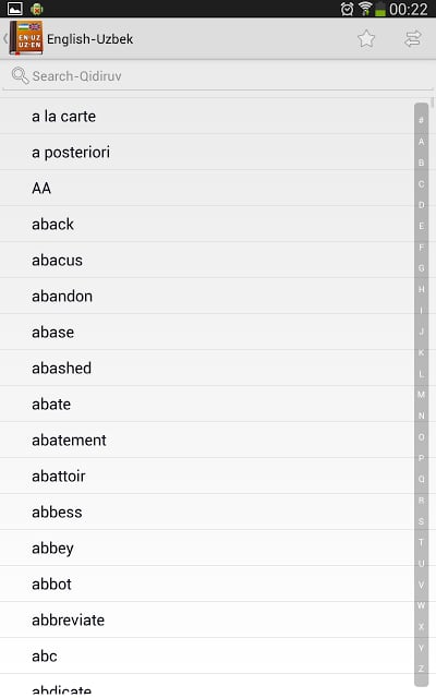 English-Uzbek Dictionary截图2