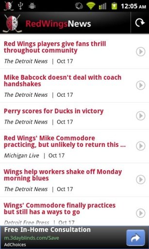 Red Wings News截图4