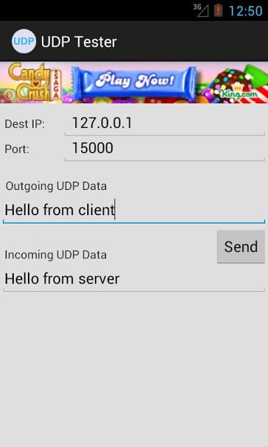 Simple UDP Tester截图1