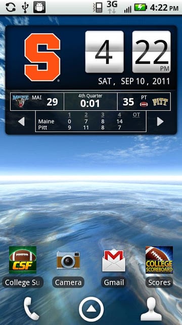 Syracuse Orange Live Clock截图8