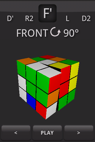 QBot Rubiks Cube Solver截图2