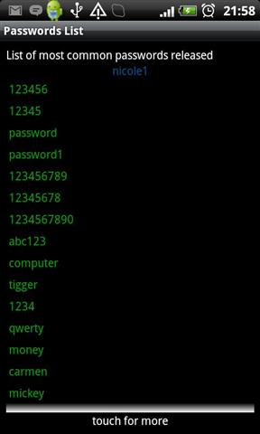 密码清单 Passwords List截图4