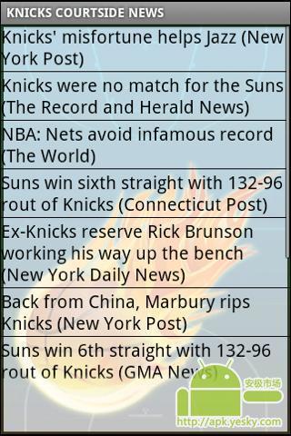 KNICKS COURTSIDE NEWS截图2