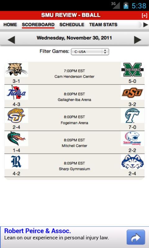 SMU Football & Basketball截图2