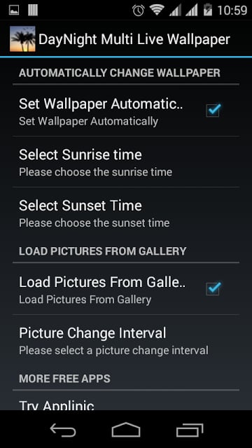 DayNight Multi Live Wallpaper截图8