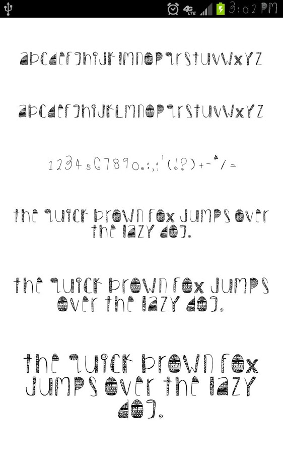 Des Pack 4 for FlipFont&reg; free截图1