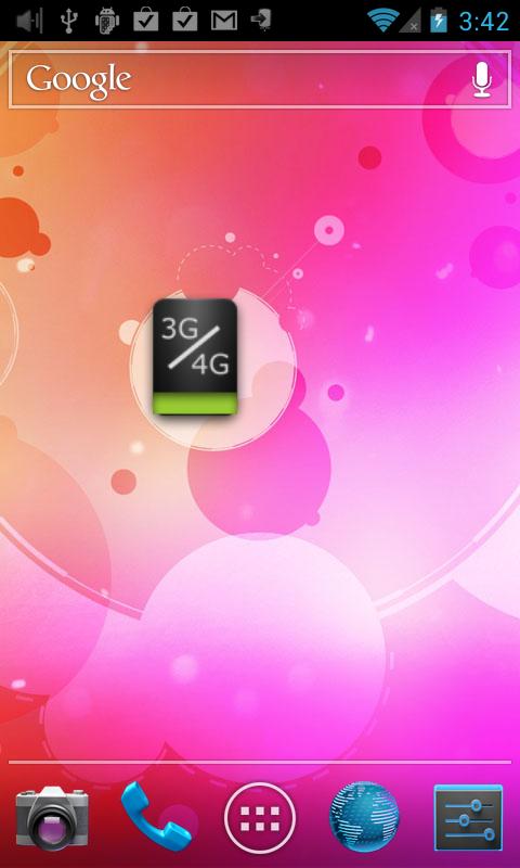 Mobile data enabler widget 3G截图2