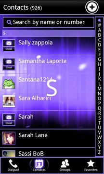 Purple ICS GO Contacts截图