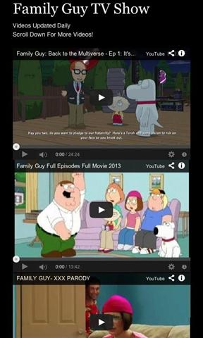 家庭盖伊影片的 Family Guy Videos截图2