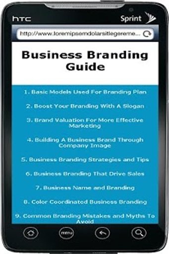 Branding Business Plan截图1