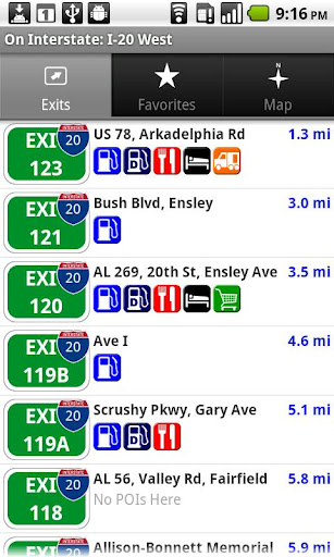 iExit Interstate Exit Guide截图4