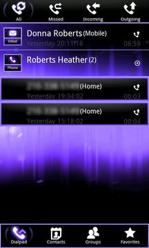 Purple ICS GO Contacts截图