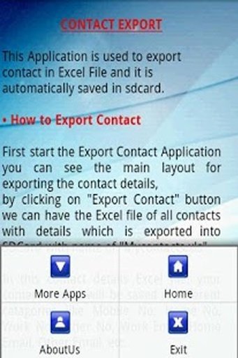 Contact Export截图3