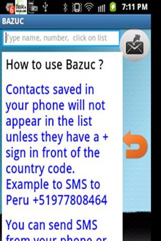 国际短信 Bazuc - Free international SMS截图4
