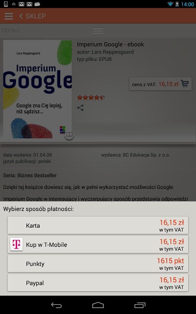 Nexto Reader (czytnik książek)截图6