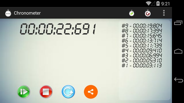 计时器 - Stopwatch截图2