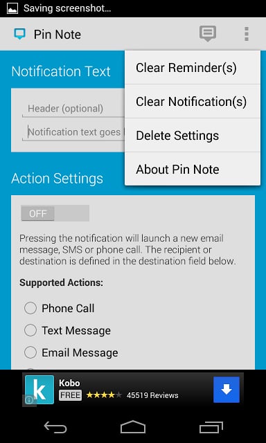 Pin Note: Custom Notifications截图1