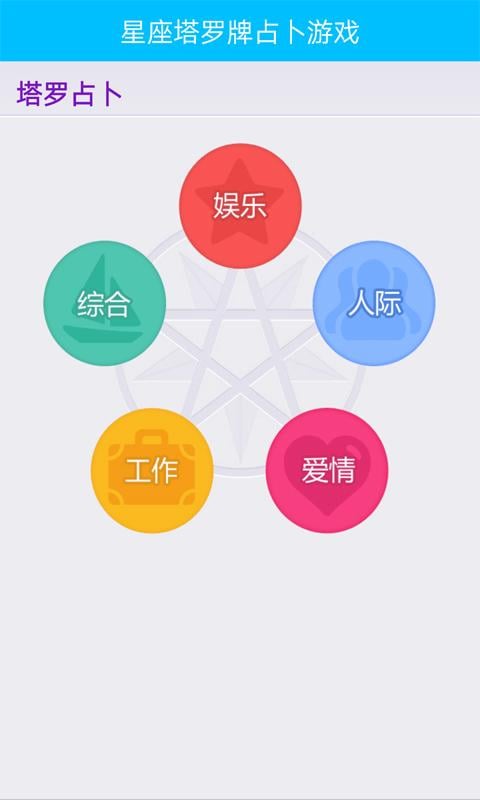 星座塔罗牌占卜游戏截图4