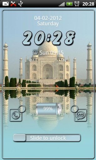 Taj Mahal GO Locker theme截图4