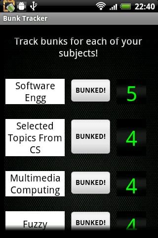 Bunk Tracker截图1