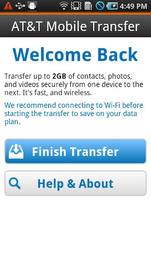 AT&amp;T Mobile Transfer截图1