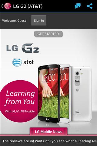 LG G2培训应用截图3