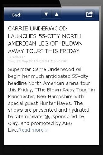 Carrie Underwood Fans App截图3