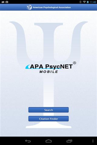 外勤流动 APA PsycNET Mobile截图4