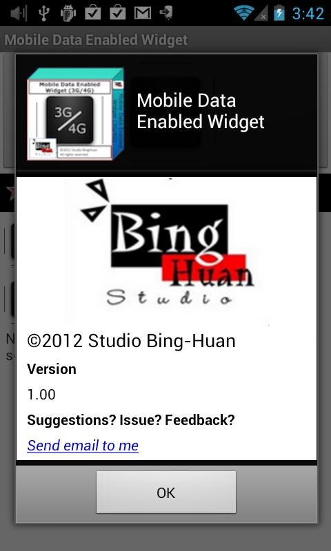 Mobile data enabler widget 3G截图3